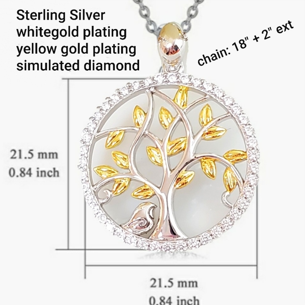 NEW Tree of Life with Cutie Bird Necklace - Picture 4 of 7